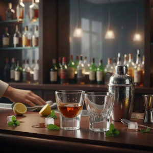 Set 6 Pahare Shot Cristal Bohemia Flair 45 ml