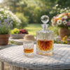Set 6 Pahare Whisky Cristal Bohemia cu Sticla Alexandra