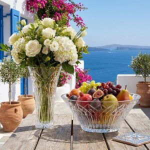 Set Bol si Vaza Bohemia Lenas 30.5 cm