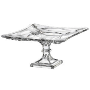 Platou din Cristal Bohemia cu Picior X-Lady 30 cm