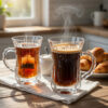 Set 6 Cani pentru Ceai/Cafea Cristal Bohemia Armudu 120 ml