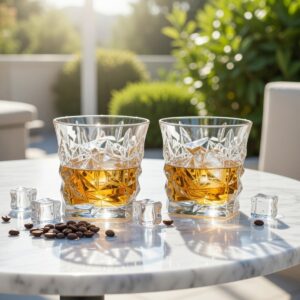 Set 6 Pahare Whisky Cristal Bohemia Glacier 350 ml