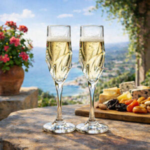 Set 6 Pahare Sampanie Bohemia Calypso 180 ml