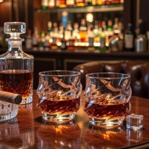 Set 6 Pahare Whisky Cristal Bohemia Calypso 300 ml