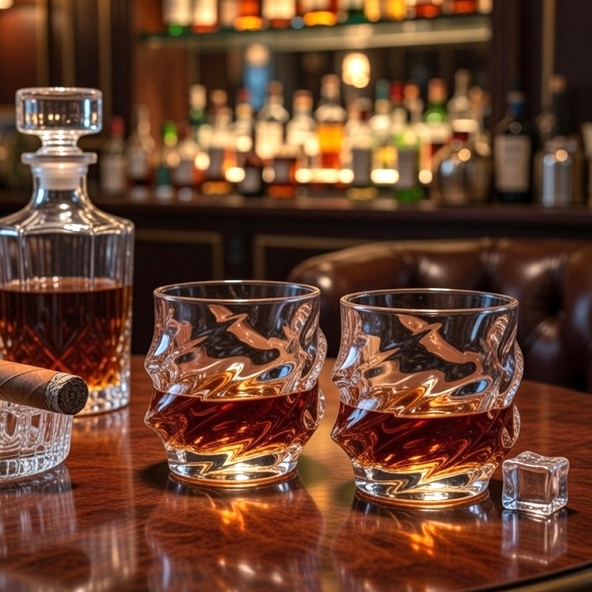 Set 6 Pahare Whisky Cristal Bohemia Calypso 300 ml