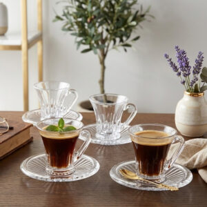 Set 6 cesti cafea/ceai Bohemia Wellington 100 ml