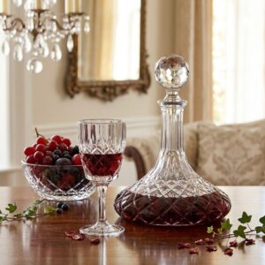 Set 6 Pahare Vin cu Decantor Cristal Bohemia Angela