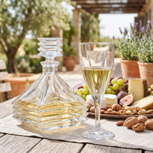 Set 6 Pahare Vin cu Decantor Cristal Bohemia Maria