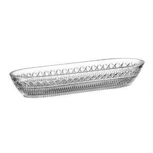 Bol Oval din Cristal Bohemia Kabaret 39.5 cm
