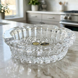 Scrumiera din Cristal Bohemia colectia Alexandria 18 cm