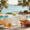 Set 18 Pahare Whisky Apa si Coniac Cristal Bohemia Sheffield