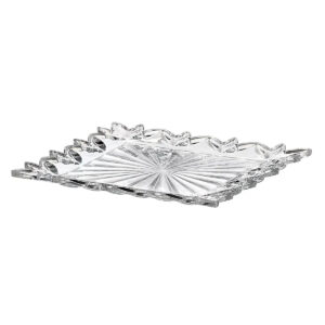 Set 6 Platouri Cristal Bohemia Pierced 18.5 cm