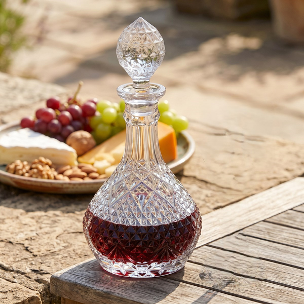Sticla, Decantor si Carafa din cristal Bohemia autentic