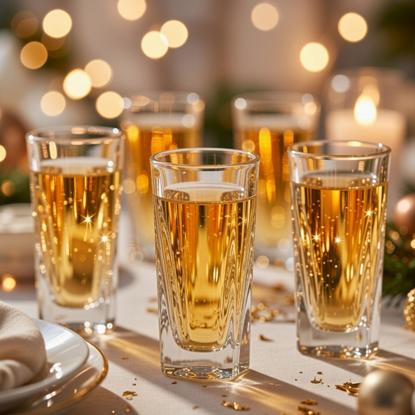 Pahare de shot, tuica, aperitiv din cristal Bohemia autentic