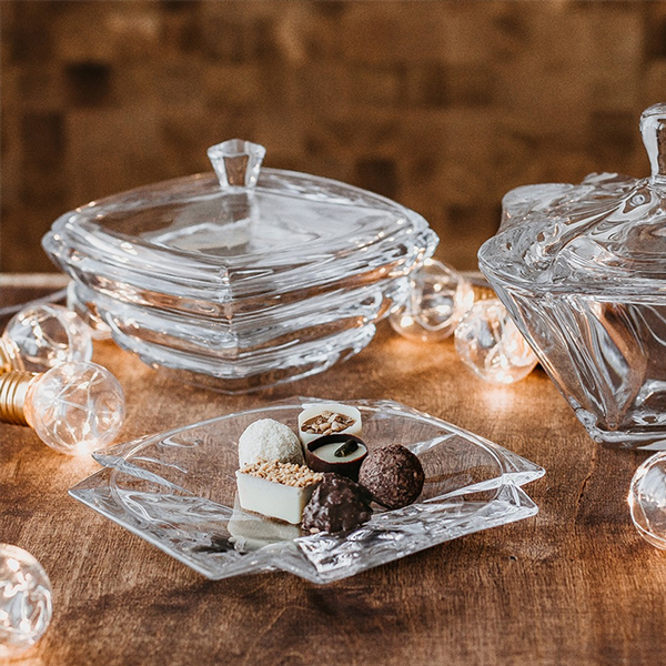 Platori , boluri, fructiere din cristal autentic de Bohemia
