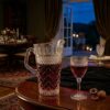 Set 6 Pahare Vin Rosu si Carafa Cristal Bohemia Diana