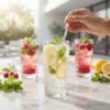Set 4 Pahare Apa din Cristal Bohemia Dover 350 ml