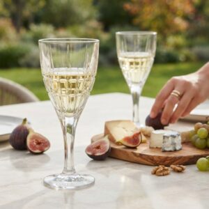 Set 4 Pahare Vin Alb Cristal Bohemia Dover 250 ml