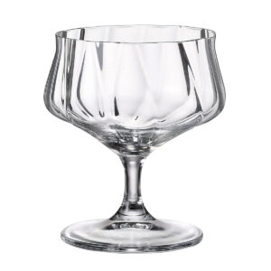 Set 6 Cupe Inghetata de la Bohemia Cettia Optic 295 ml