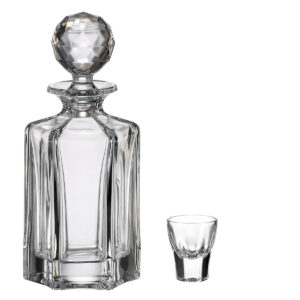 Set 6 Pahare Aperitiv cu Decantor Cristal Bohemia Victoria