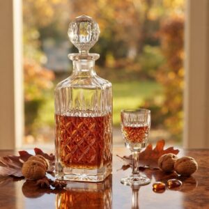 Set 6 Pahare Aperitiv cu Sticla Cristal Bohemia Angela