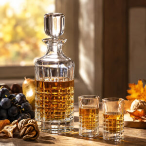 Set 6 Pahare Tuica cu Sticla Cristal Bohemia Ricky