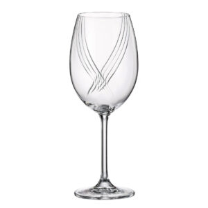 Set 6 Pahare pentru Vin Alb Bohemia Colibri Optic 450 ml
