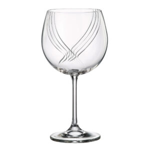 Set 6 Pahare de Vin Rosu Bohemia Colibri Optic 570 ml