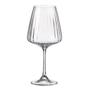 Set 6 Pahare de Vin Rosu Bohemia Corvus Optic 450 ml