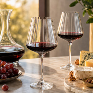 Set 6 Pahare Vin Rosu Bohemia Corvus Optic 450 ml