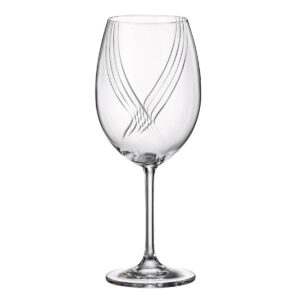 Set 6 Pahare de Vin Rosu de la Bohemia Colibri Optic 580 ml