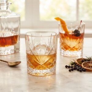 Set 6 Pahare de Whisky Cristal Bohemia Elington 450 ml