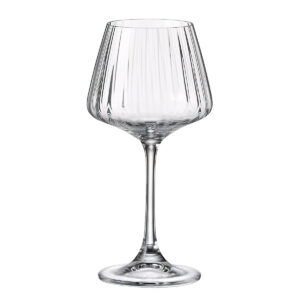 Set 6 Pahare de Vin Alb de la Bohemia Corvus Optic 350 ml