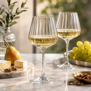Set 6 Pahare de Vin Alb Bohemia Corvus Optic 350 ml