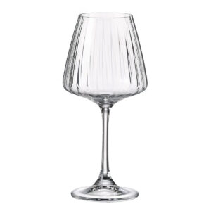 Set 6 Pahare Vin Rosu Bohemia Corvus Optic 360 ml