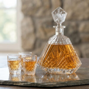 Set 12 Pahare Visinata cu Sticla Cristal Bohemia Alexandra
