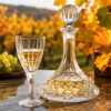 Set 4 Pahare Vin Alb cu Decantor din Cristal Bohemia Dover