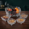 Set 5 Boluri din Cristal Bohemia Pinwheel