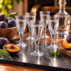 Set 6 Pahare Aperitiv Cristal Bohemia 60 ml pentru Ouzo, Schnapps