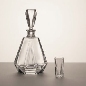 Set 6 Pahare Aperitiv cu Sticla din Cristal Bohemia Brilliancy