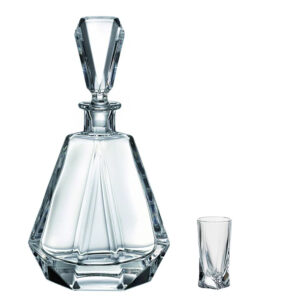 Set 6 Pahare Shot cu Decantor Bohemia Brilliancy