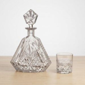 Set 6 Pahare Tuica cu Sticla Cristal Bohemia Alexandra