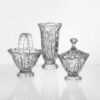 Set Bomboniera Vaza si Cos Cristal Bohemia Oasis