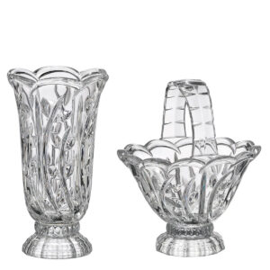 Set Vaza si Cos Cristal Bohemia Oasis