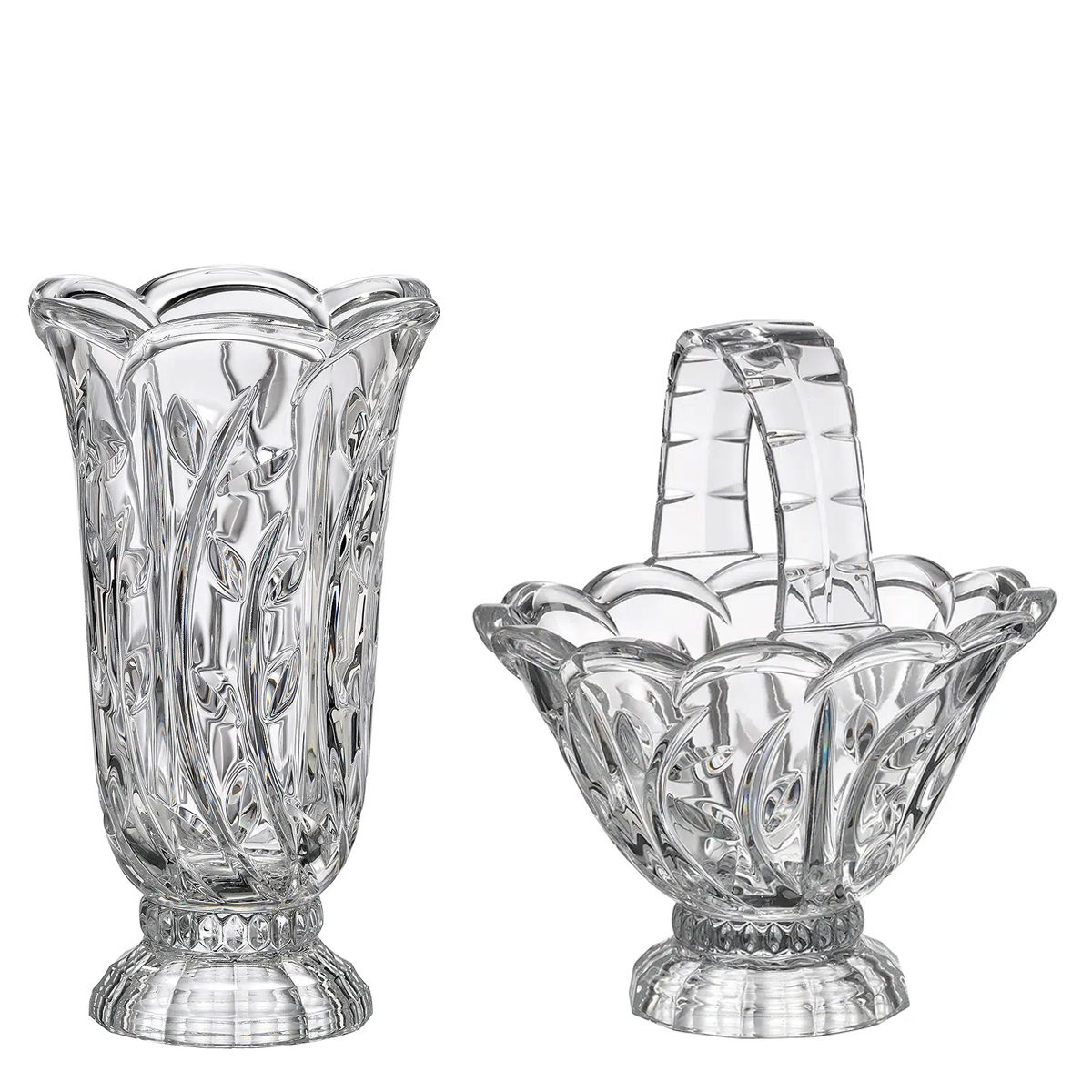 Set Vaza si Cos Cristal Bohemia Oasis