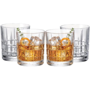 Set 4 Pahare Whisky Cristal Bohemia Dover 320 ml