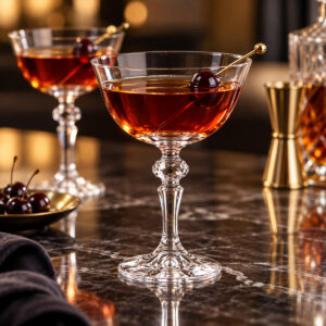 Set 6 Pahare Cocktail Manhattan Bohemia Falco Laura 180 ml